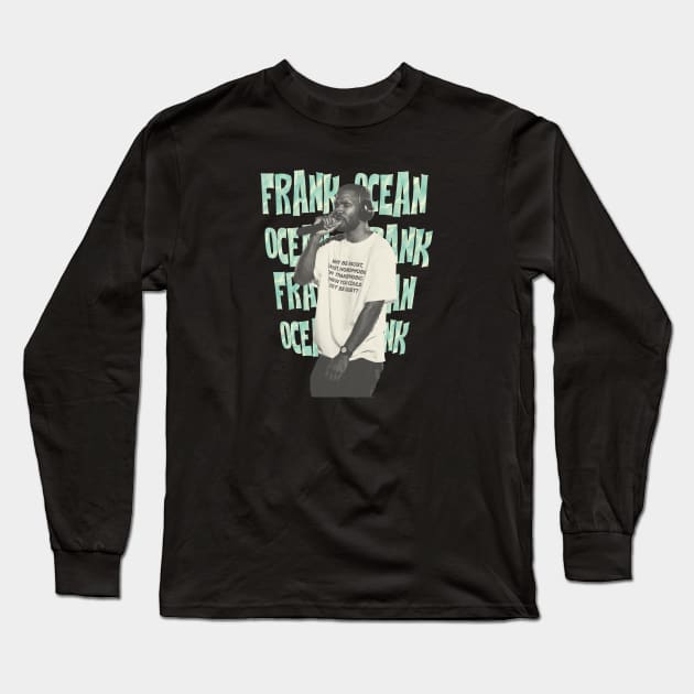 Frank Ocean Long Sleeve T-Shirt by gwpxstore